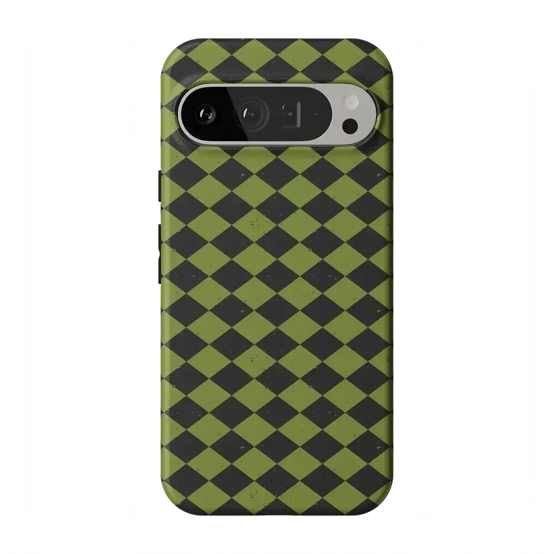 Wicked Hex | Green Checkered Case Phone Case get.casely Essential Google Pixel 9 Pro XL 