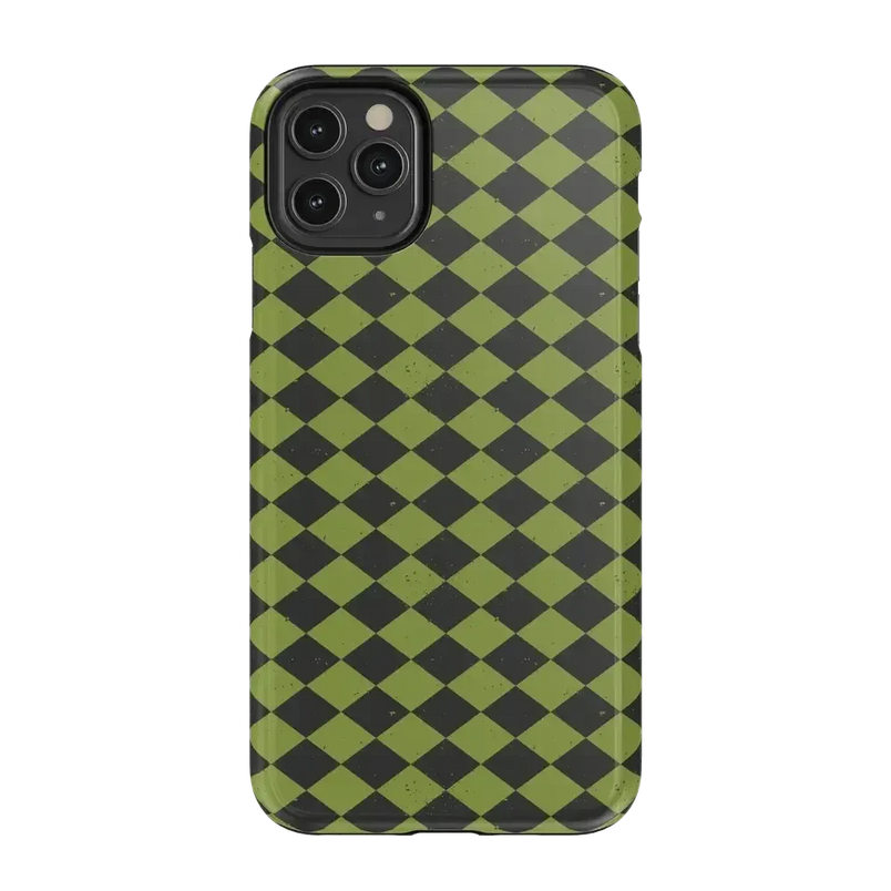 Wicked Hex | Green Checkered Case Phone Case get.casely Essential iPhone 11 Pro Max 