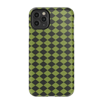 Wicked Hex | Green Checkered Case Phone Case get.casely Essential iPhone 11 Pro Max 