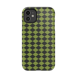 Wicked Hex | Green Checkered Case Phone Case get.casely Essential iPhone 11 