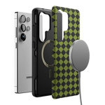 Wicked Hex | Green Checkered Case Phone Case get.casely 