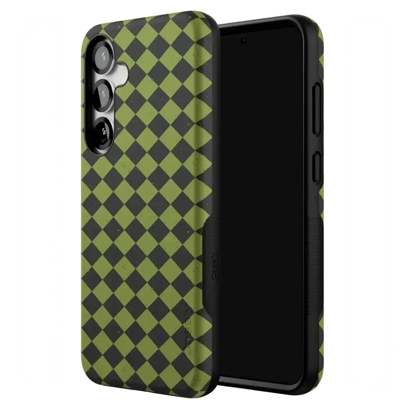Wicked Hex | Green Checkered Case Phone Case get.casely 