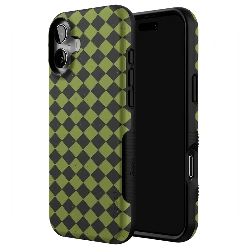 Wicked Hex | Green Checkered Case Phone Case get.casely 