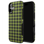 Wicked Hex | Green Checkered Case Phone Case get.casely 
