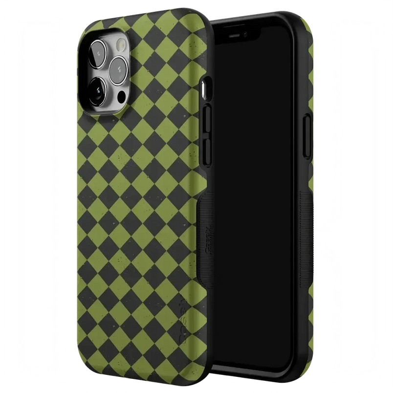 Wicked Hex | Green Checkered Case Phone Case get.casely 