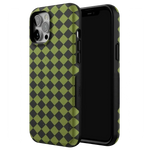 Wicked Hex | Green Checkered Case Phone Case get.casely 
