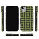 Wicked Hex | Green Checkered Case Phone Case get.casely 