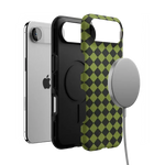 Wicked Hex | Green Checkered Case Phone Case get.casely 
