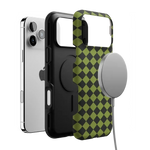 Wicked Hex | Green Checkered Case Phone Case get.casely 