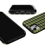 Wicked Hex | Green Checkered Case Phone Case get.casely 