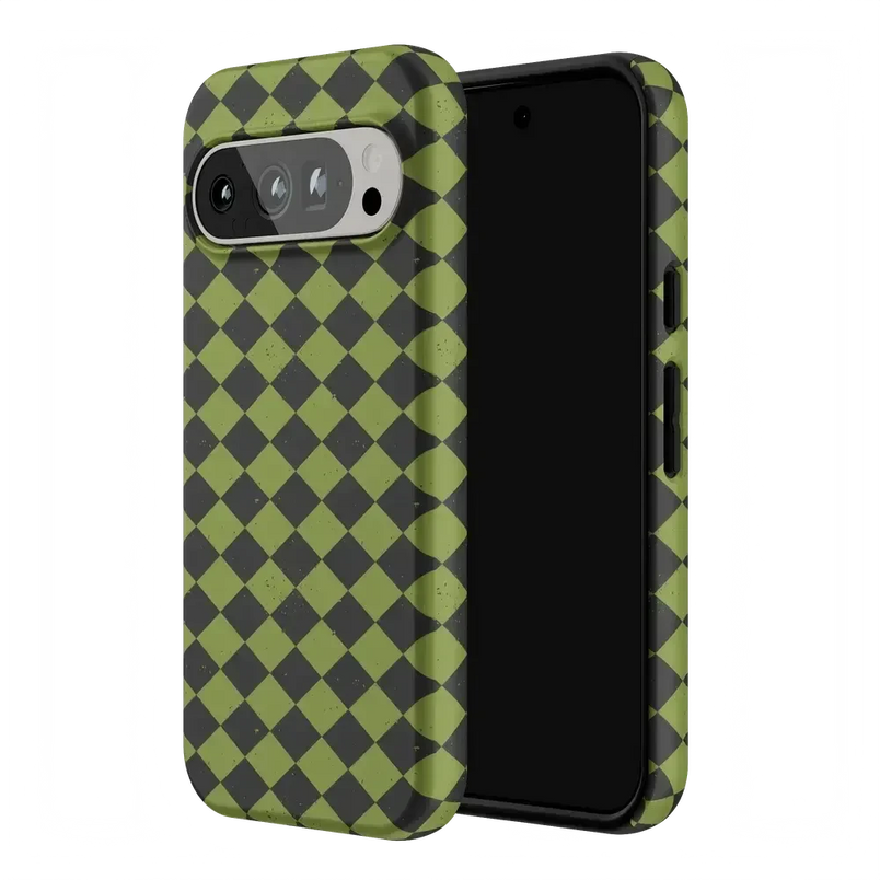 Wicked Hex | Green Checkered Case Phone Case get.casely 