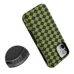Wicked Hex | Green Checkered Case Phone Case get.casely 