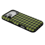 Wicked Hex | Green Checkered Case Phone Case get.casely 
