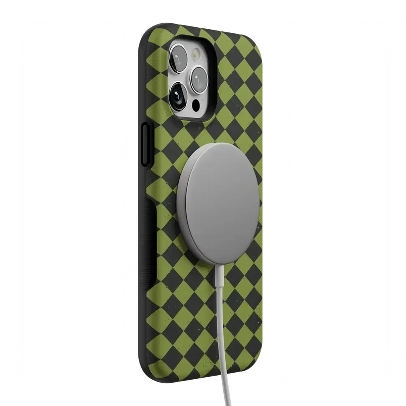Wicked Hex | Green Checkered Case Phone Case get.casely 