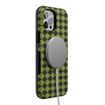 Wicked Hex | Green Checkered Case Phone Case get.casely 
