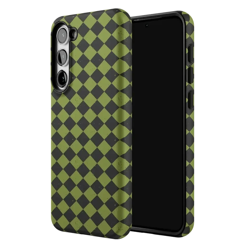 Wicked Hex | Green Checkered Case Phone Case get.casely 