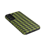 Wicked Hex | Green Checkered Case Phone Case get.casely 