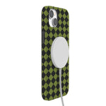 Wicked Hex | Green Checkered Case Phone Case get.casely 