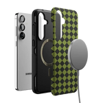 Wicked Hex | Green Checkered Case Phone Case get.casely 