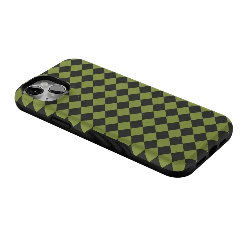 Wicked Hex | Green Checkered Case Phone Case get.casely 