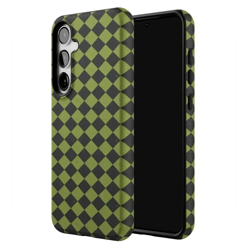 Wicked Hex | Green Checkered Case Phone Case get.casely 
