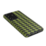 Wicked Hex | Green Checkered Case Phone Case get.casely 