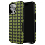 Wicked Hex | Green Checkered Case Phone Case get.casely 