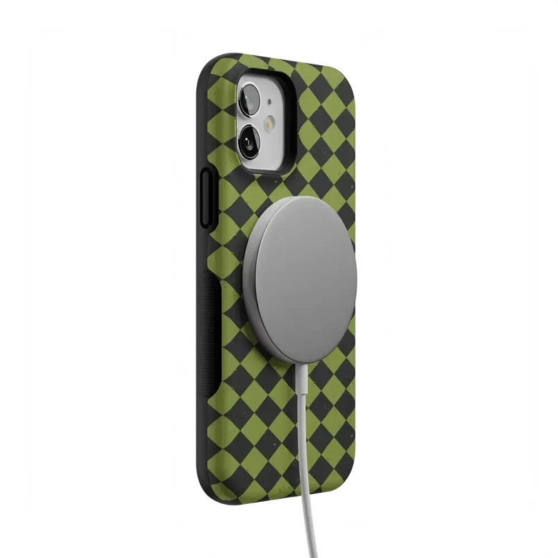 Wicked Hex | Green Checkered Case Phone Case get.casely 