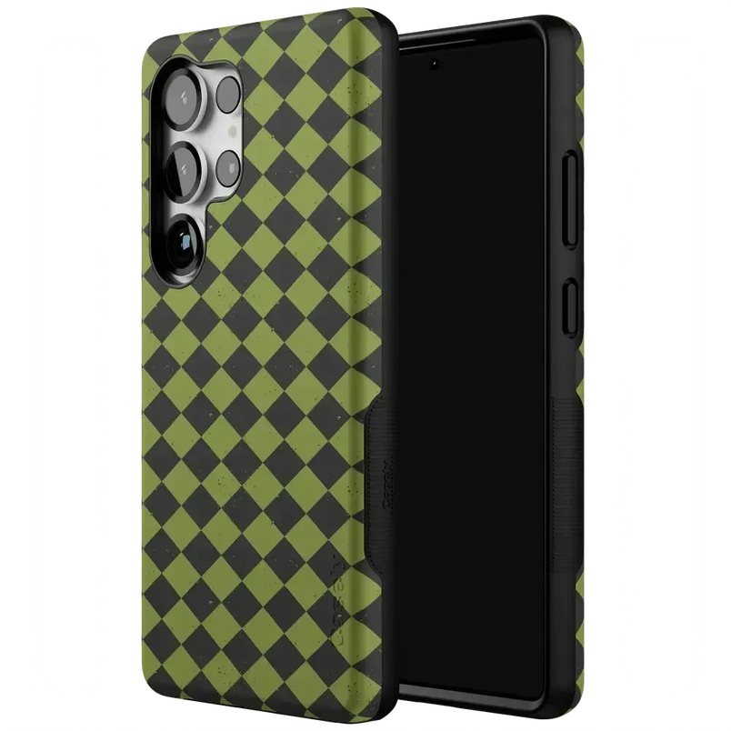 Wicked Hex | Green Checkered Case Phone Case get.casely 