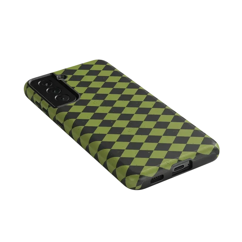 Wicked Hex | Green Checkered Case Phone Case get.casely 
