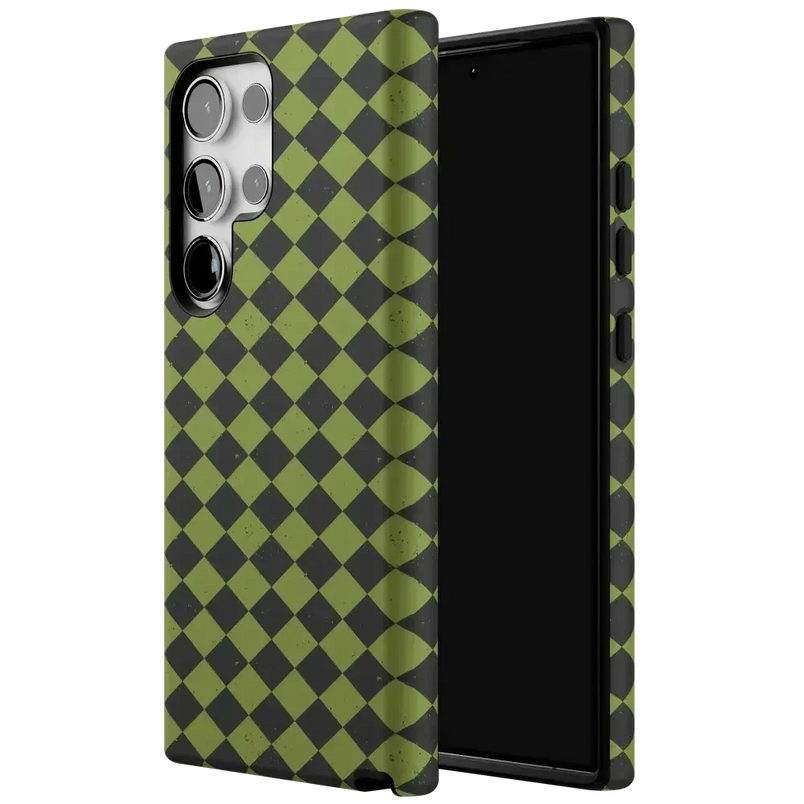 Wicked Hex | Green Checkered Case Phone Case get.casely 