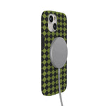 Wicked Hex | Green Checkered Case Phone Case get.casely 