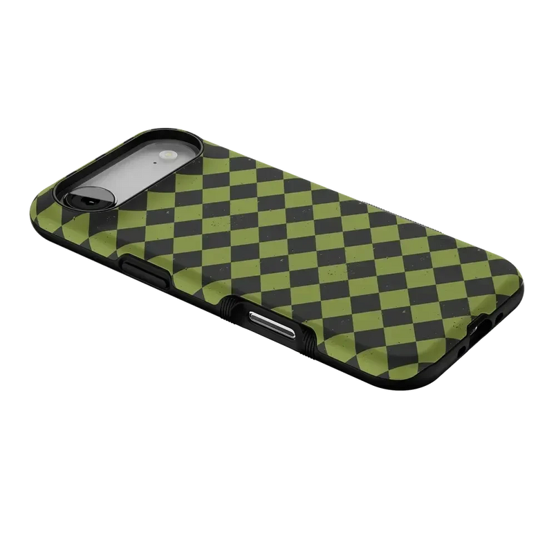Wicked Hex | Green Checkered Case Phone Case get.casely 
