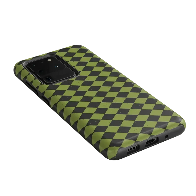 Wicked Hex | Green Checkered Case Phone Case get.casely 