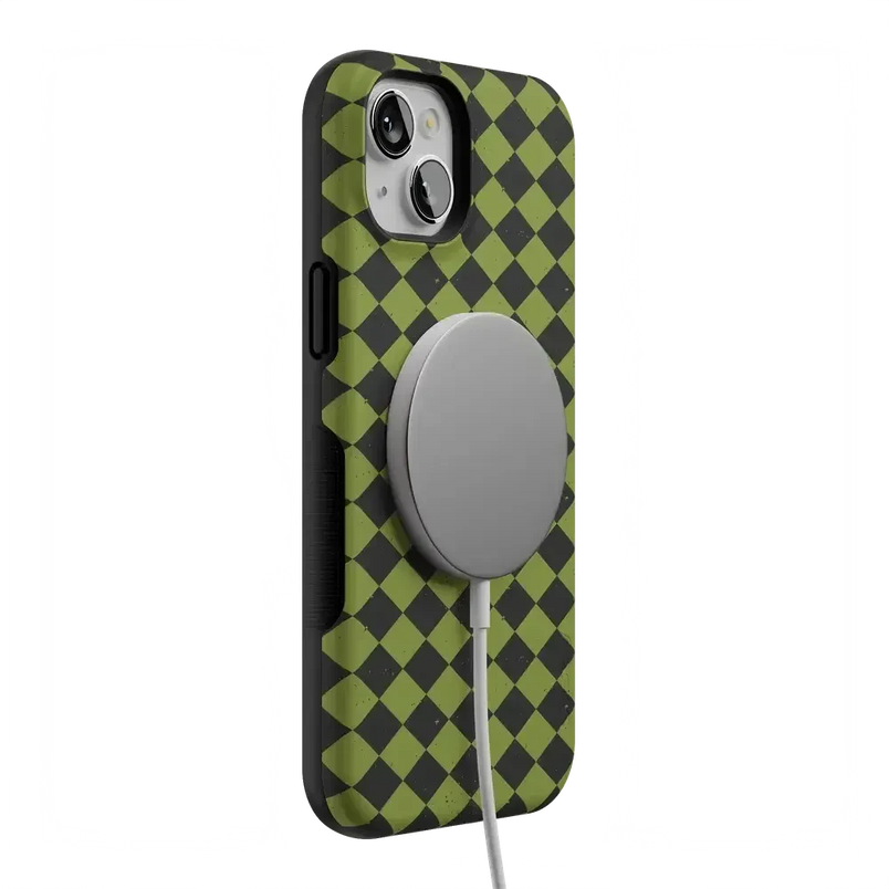 Wicked Hex | Green Checkered Case Phone Case get.casely 