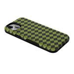 Wicked Hex | Green Checkered Case Phone Case get.casely 