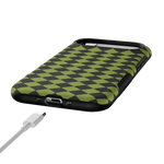 Wicked Hex | Green Checkered Case Phone Case get.casely 