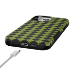 Wicked Hex | Green Checkered Case Phone Case get.casely 