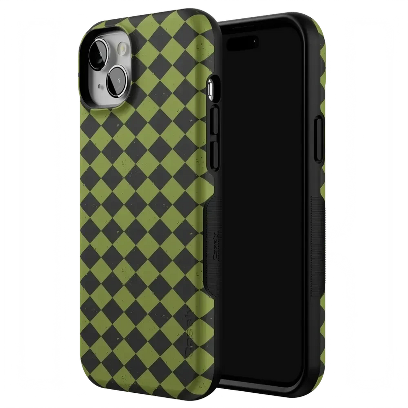 Wicked Hex | Green Checkered Case Phone Case get.casely 