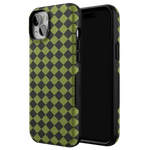 Wicked Hex | Green Checkered Case Phone Case get.casely 