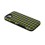 Wicked Hex | Green Checkered Case Phone Case get.casely 