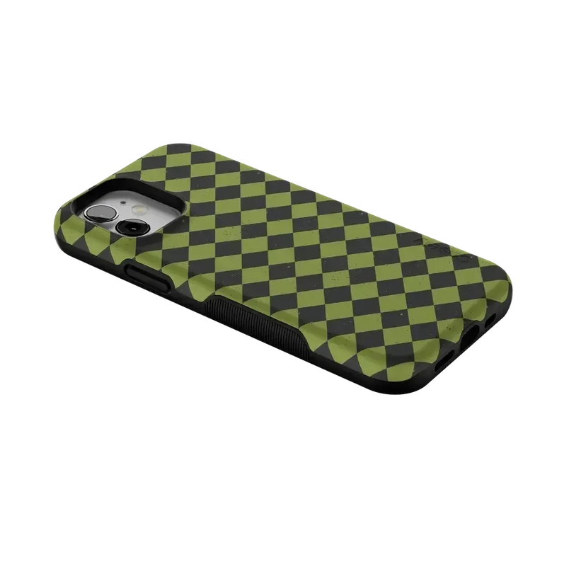 Wicked Hex | Green Checkered Case Phone Case get.casely 