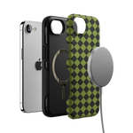 Wicked Hex | Green Checkered Case Phone Case get.casely 
