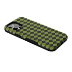 Wicked Hex | Green Checkered Case Phone Case get.casely 