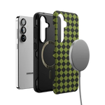 Wicked Hex | Green Checkered Case Phone Case get.casely 