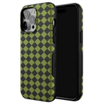 Wicked Hex | Green Checkered Case Phone Case get.casely 