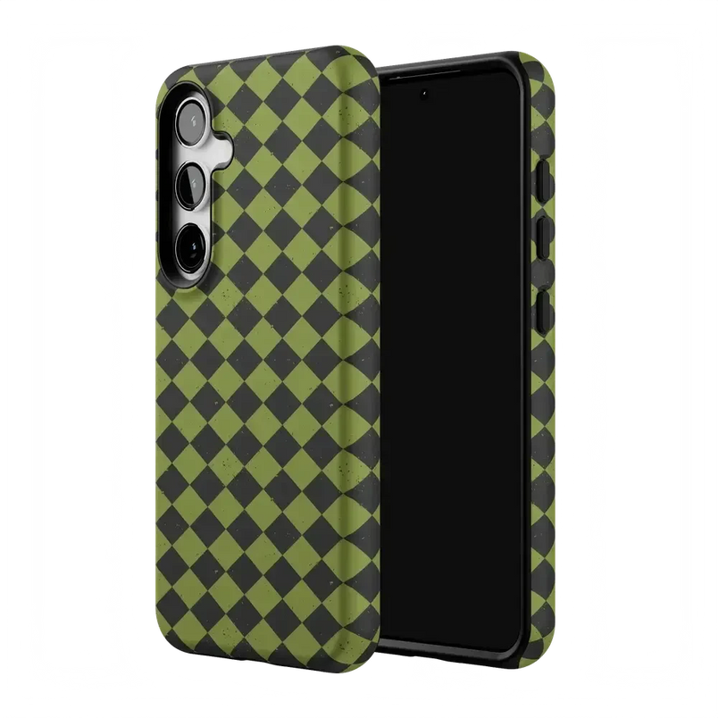 Wicked Hex | Green Checkered Case Phone Case get.casely 