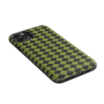 Wicked Hex | Green Checkered Case Phone Case get.casely 