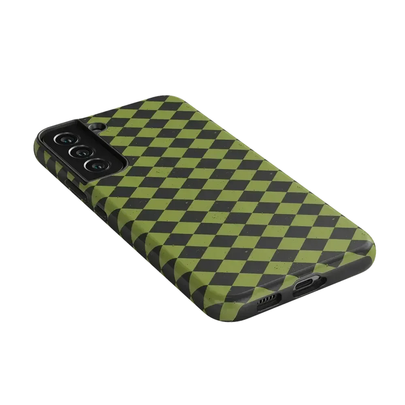 Wicked Hex | Green Checkered Case Phone Case get.casely 