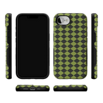 Wicked Hex | Green Checkered Case Phone Case get.casely 